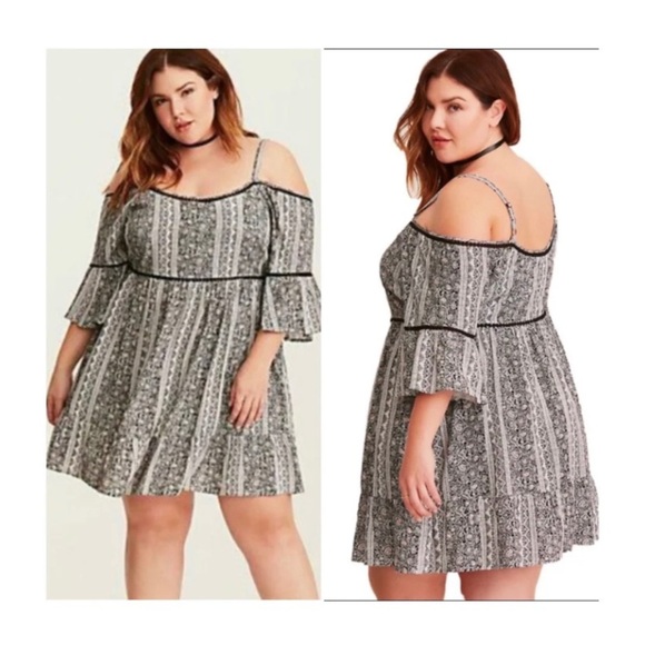 torrid Dresses & Skirts - TORRID Boho Print Mini Dress